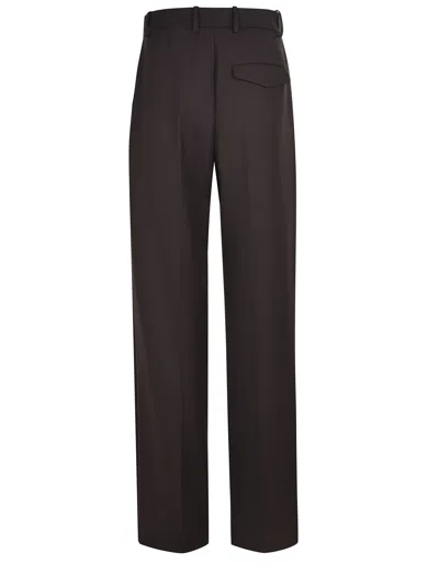 Alysi Pants Made Of A Wool Blend In Brown