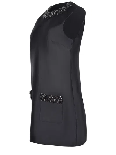 Self-portrait Dress In Black