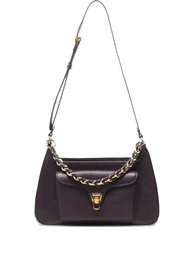 Coccinelle Beat Chain-handle Shoulder Bag In Black