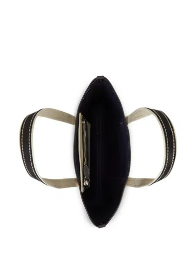 Polo Ralph Lauren Polo Bear Small Canvas Shopper Tote In Neutral