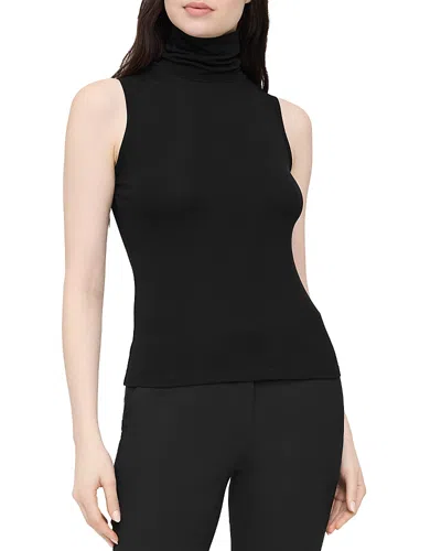 Theory Wendel Turtleneck Top In Black