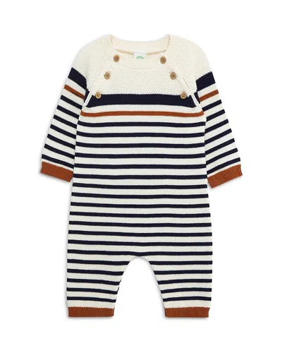 Little Me Boys' Block Stripe Coverall - Baby In Multi
