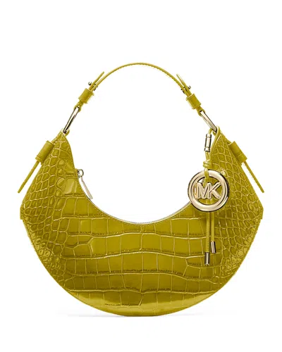 Michael Kors Koa Medium Shoulder Bag In Green