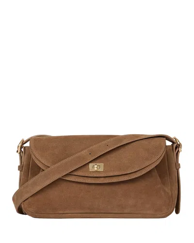 Sandro Le Mambo Crossbody Bag In Sand