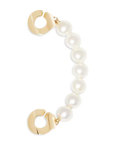 Dinh Van Freshwater Pearl Single Ear Cuff In Gold
