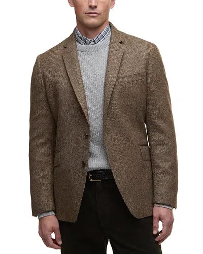 Barbour Firth Moons Slim Fit Blazer In Brown