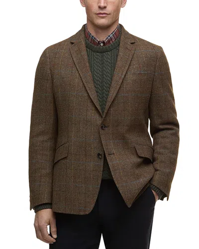Barbour Maxfield Country Slim Fit Blazer In Brown