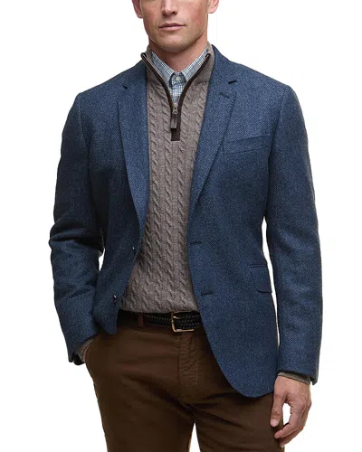 Barbour Firth Moons Slim Fit Blazer In Blue