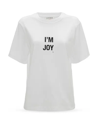 Victoria Beckham Slogan T-shirt In Multi