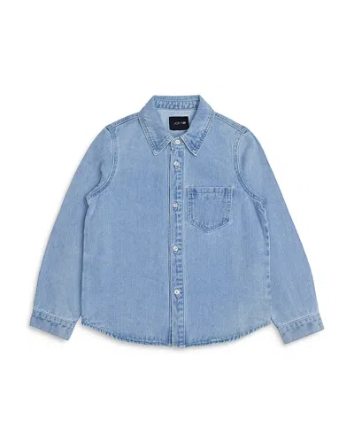 Joe's Jeans Boys' Button Front Denim Shirt - Big Kid In Blue