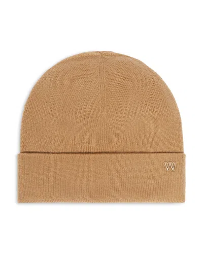 Weekend Max Mara Weekend Accessori 2 Caimanonew Camel Cashmere Beanie In Brown