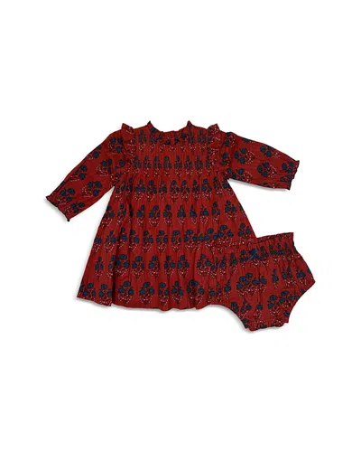 Pink Chicken Girls' Jaipur Dress Set - Baby In Burgundy