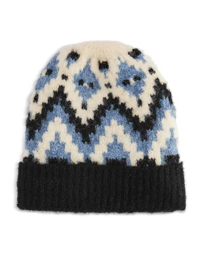 Aqua Rd Style Fairilse Knit Beanie In Multi