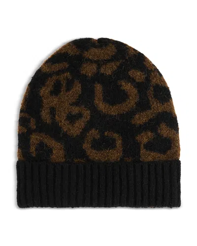 Aqua Rd Style Animal Print Beanie