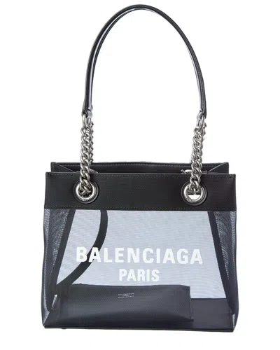Balenciaga Duty Free Mesh Tote In Multi