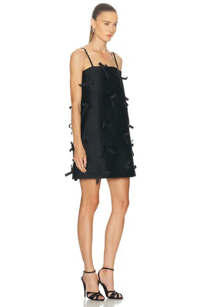 Jil Sander A-line Mini Dress Featuring Spaghetti Straps In Black