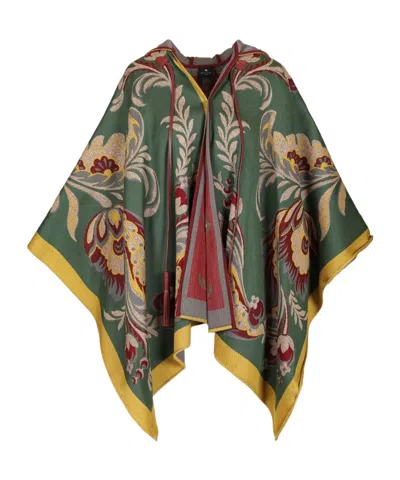Etro Cape With Pasly Motif Scarves And Foulards Multicolor In Multi