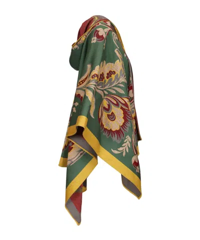 Etro Cape With Pasly Motif Scarves And Foulards Multicolor In Multi