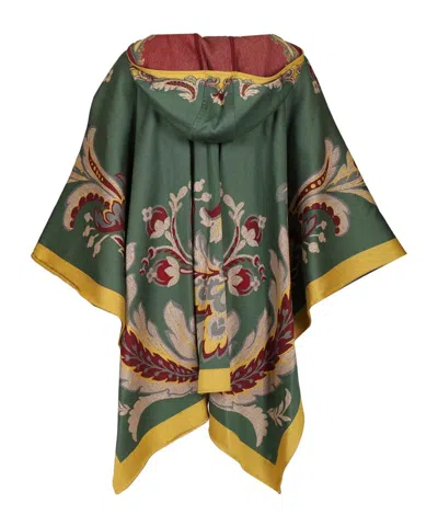 Etro Cape With Pasly Motif Scarves And Foulards Multicolor In Multi