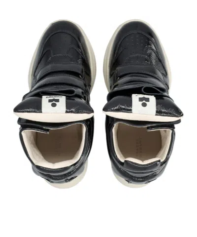 Isabel Marant High-top Sneakers With Glossy Chunky Sole In Multi