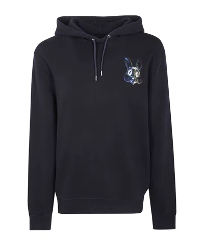 Paul Smith Graphic-print Hoodie In Black