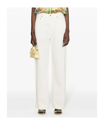 Citizen Of Humanity Annina High-rise Wide-leg Jeans In White