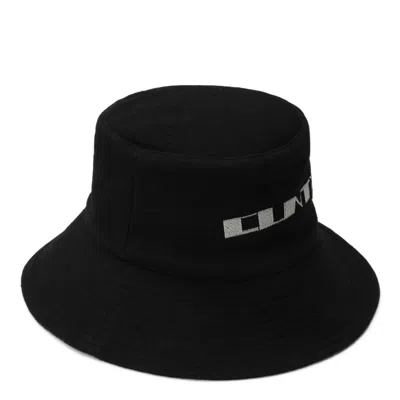 Rick Owens Drkshdw Patterned Bucket Hat In Black