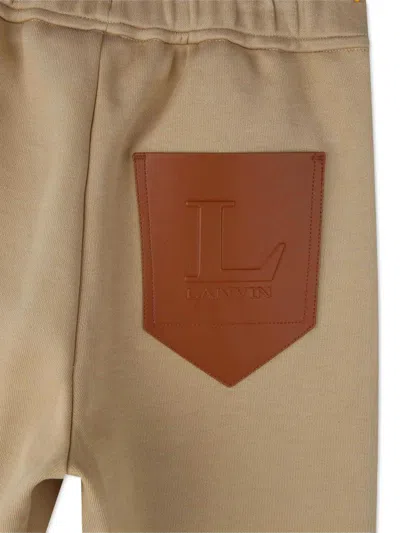 Lanvin Drawstring Sweatpants In Brown
