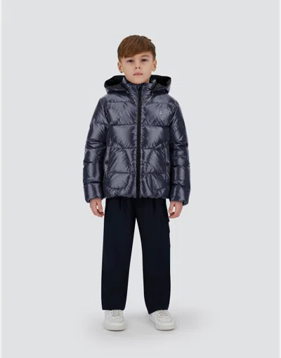 Herno Jacket In Gloss In Blue