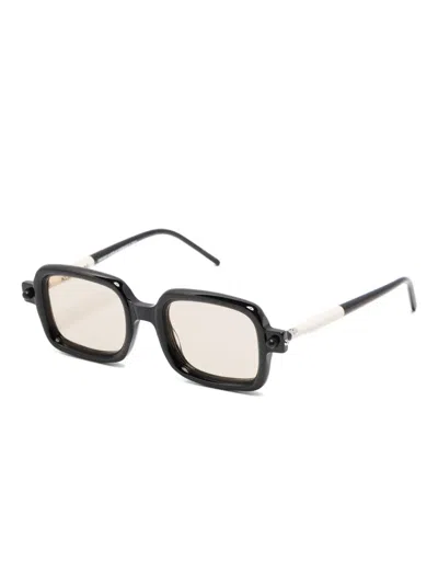 Kuboraum Rectangle-frame Sunglasses In Black