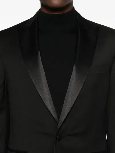 Corneliani Peak-lapel Suit In Black