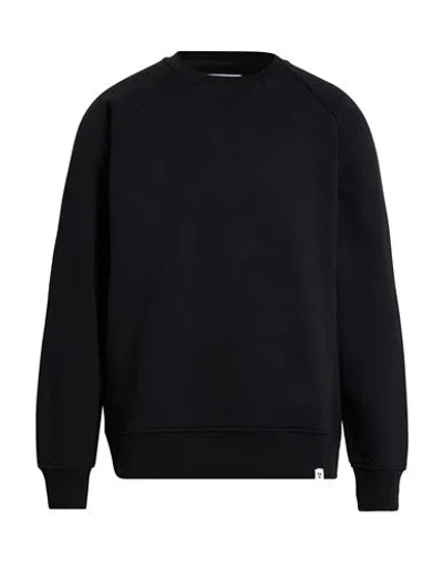 Woc Writing On Cover Man Sweatshirt Black Size Xl Cotton, Pes In Black