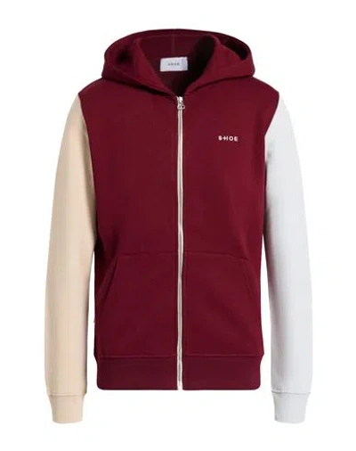 Shoe® Shoe Man Sweatshirt Burgundy Size Xxl Cotton In Red