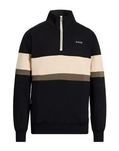 Shoe® Shoe Man Sweatshirt Black Size Xl Cotton In Black