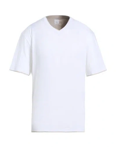 Eleventy Platinum Man T-shirt Off White Size 3xl Cotton In White