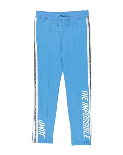 Dsquared2 Toddler Boy Pants Azure Size 6 Nylon, Cotton, Polyester, Silicone In Blue