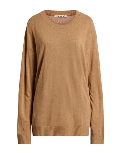 Kitana Woman Sweater Camel Size Xl Acrylic, Viscose, Cotton, Wool In Brown
