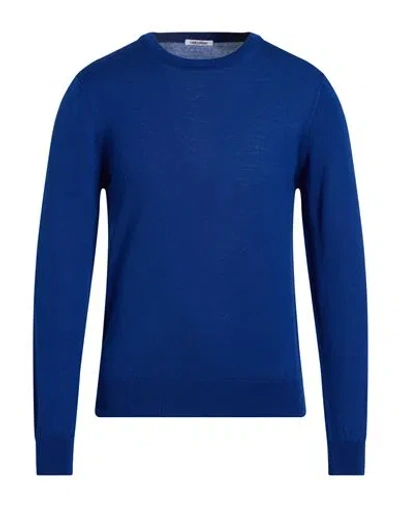 Gioferrari Man Sweater Bright Blue Size 44 Wool In Blue