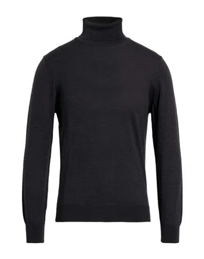 Gioferrari Man Turtleneck Charcoal Size 46 Wool In Gray