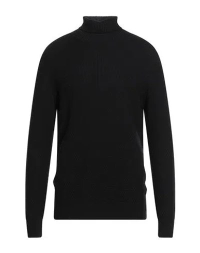 Viadeste Per Anteprima Man Turtleneck Black Size 46 Virgin Wool In Black