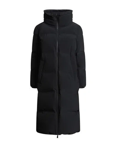 Herno Laminar Woman Puffer Grey Size 12 Polyamide, Elastane, Polyurethane In Black