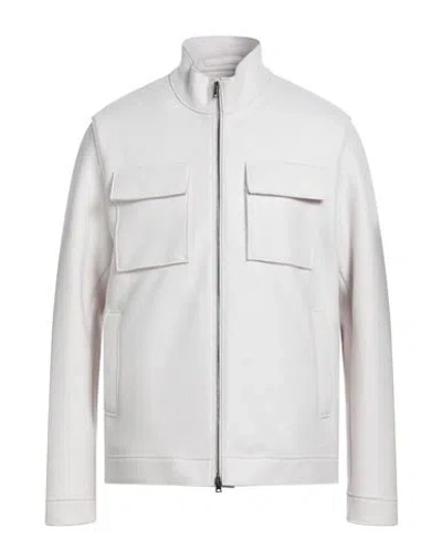 Herno Globe Man Jacket Off White Size 40 Virgin Wool In White