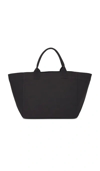 Ganni Banana Print Xxl Tote Bag In Black