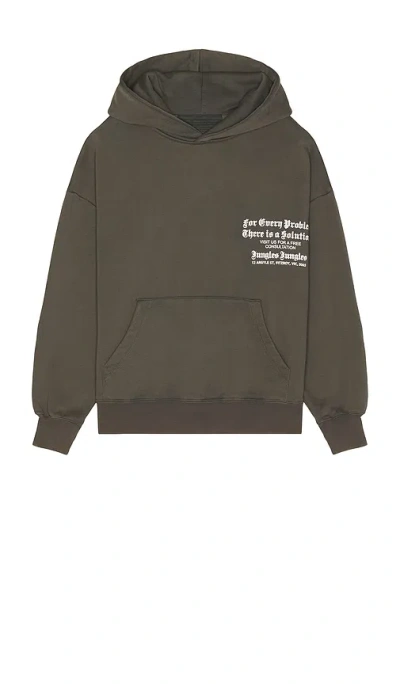 Jungles Solutions Hoodie In Black