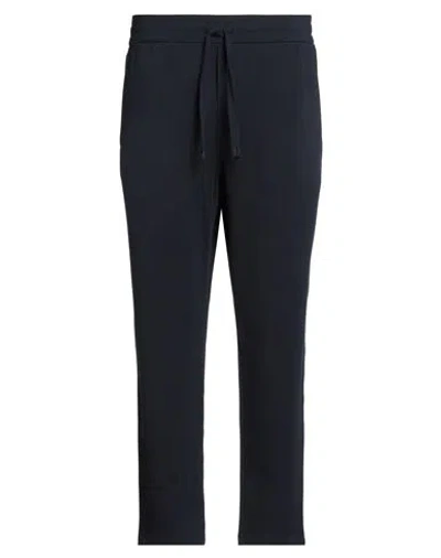 Brioni Man Pants Midnight Blue Size L Cotton, Polyamide, Lambskin In Blue