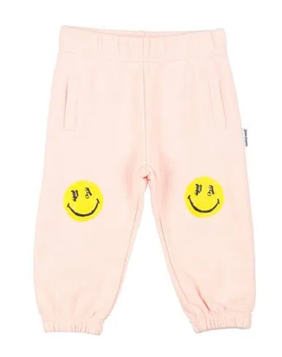 Palm Angels & Smiley Toddler Girl Pants Light Pink Size 3 Cotton In Pink