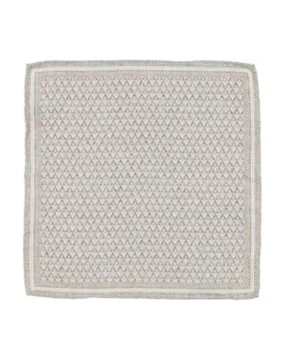 Brunello Cucinelli Woman Scarf Green Size - Silk In Neutral