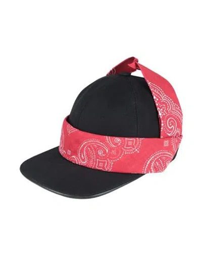 Givenchy Man Hat Black Size Onesize Cotton In Black
