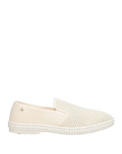 Rivieras Man Espadrilles Cream Size 9 Textile Fibers In Neutral