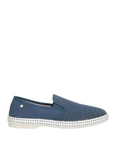 Rivieras Man Espadrilles Navy Size 8 Textile Fibers In Blue
